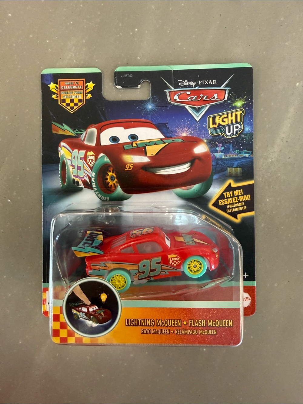 Cars RTC Glow Racer - Lightning McQueen